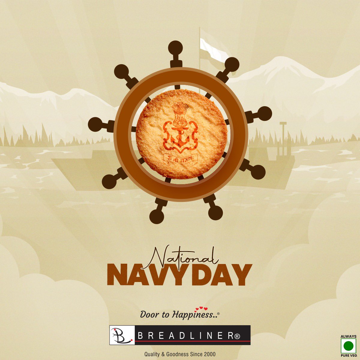 Breadliner1's tweet photo. We thank the Indian Navy for safeguarding us. Your bravery is an icon for us all. Jai Hind. Jai Hind Ki Sena!
#Breadliner #breadlinervadodara #navyday #indiannavy #indiannavyday #navyday2022 #proudindian https://t.co/hUg2jex7ku