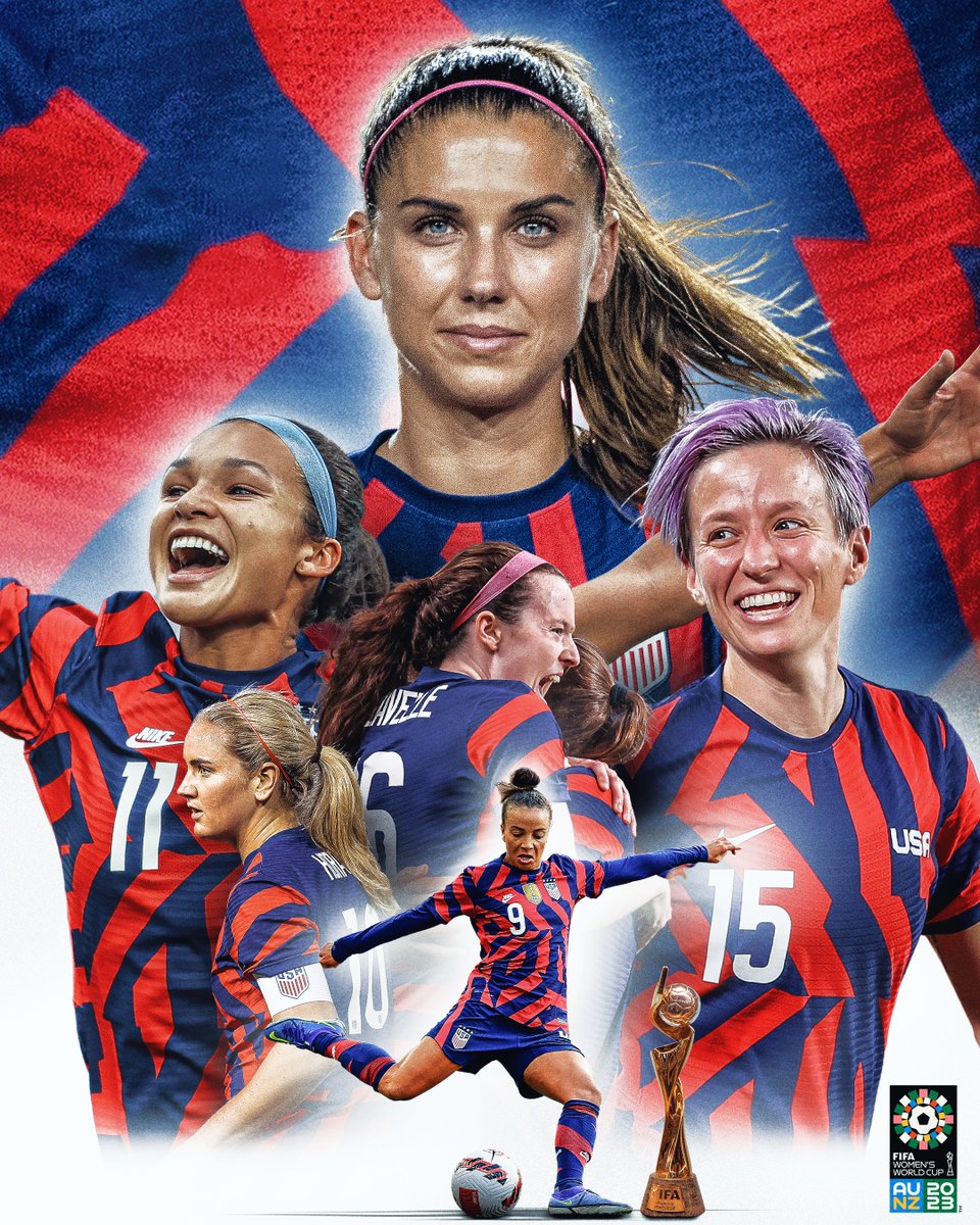 FOXSoccer's tweet photo. You don’t have to wait four years to watch USA in a FIFA World Cup 🙌

The @USWNT begins their 2023 FIFA World Cup run in 230 days! https://t.co/afs1s99pD7