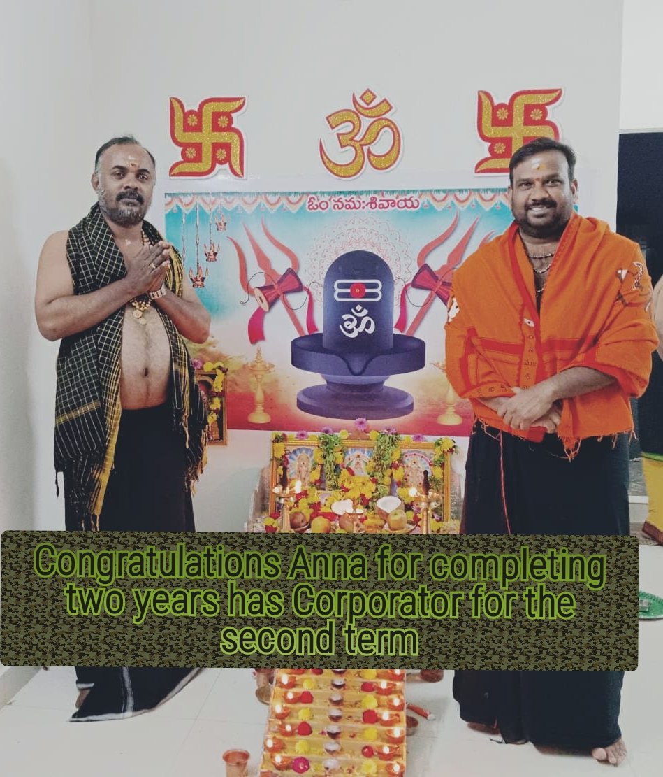 LINESHP3's tweet photo. Congratulations Satish Goud Corporator Anna for completing two years as Corporator for the second term @SATISHCORP_FNG @BhogadiSurenda1 @vjgubbala @sudersh https://t.co/ybMAfqcQR8