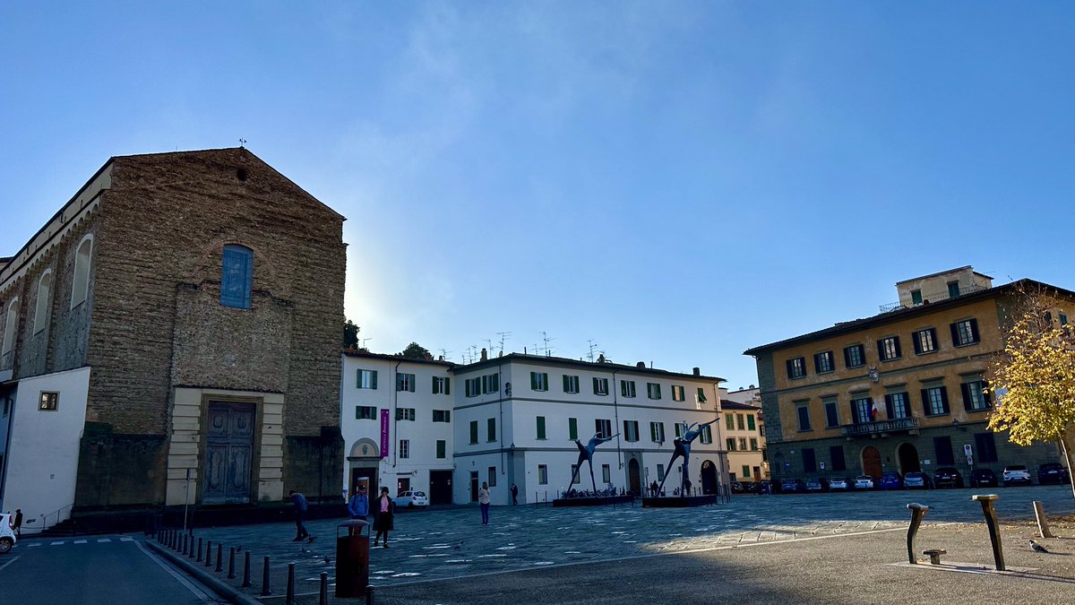 イタリア🇮🇹フィレンツェ歴史地区 【夕暮れのカルミネ教会とブランカッチ礼拝堂✨】