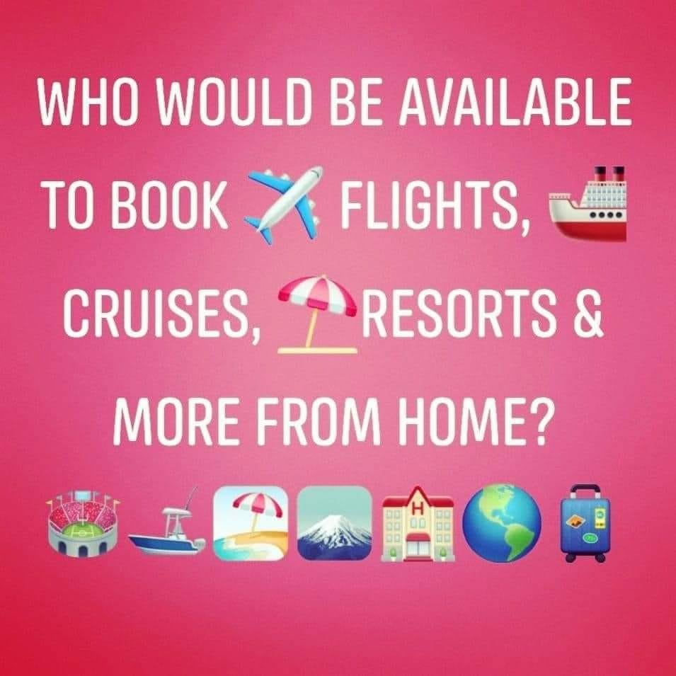 How would you like to run your own travel business at home?
You’ve been on the fence about it 🤔😂time to make a change!
I can make you a business owner TODAY!!!
Inbox me lets chat🙂
#bossbabes #bossbabesmindset #bizcoach #bossbabesunite #girlbosstribe #femaleboss #girlboss
