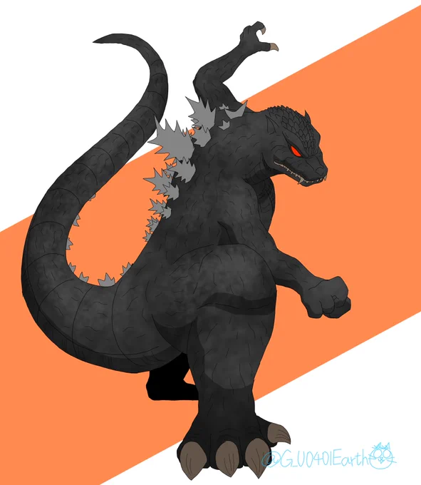 今まで描いた色んなFWゴジラを大放出その④#ゴジラ #Godzilla 