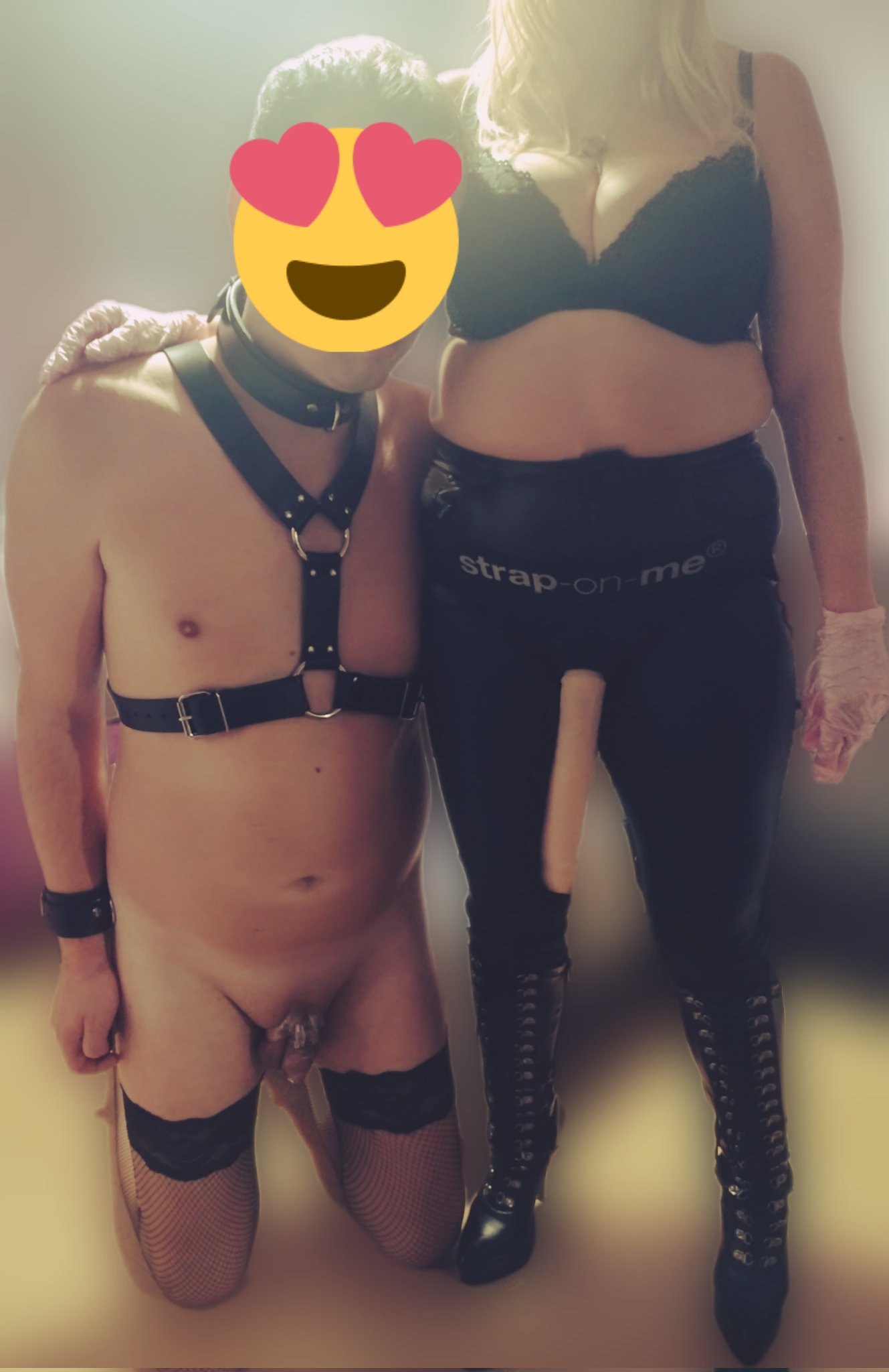 FLR Married couple on X: He loves anal sex.😄femdom chastity slave  strapon pegging t.cox3amgKvs3v  X