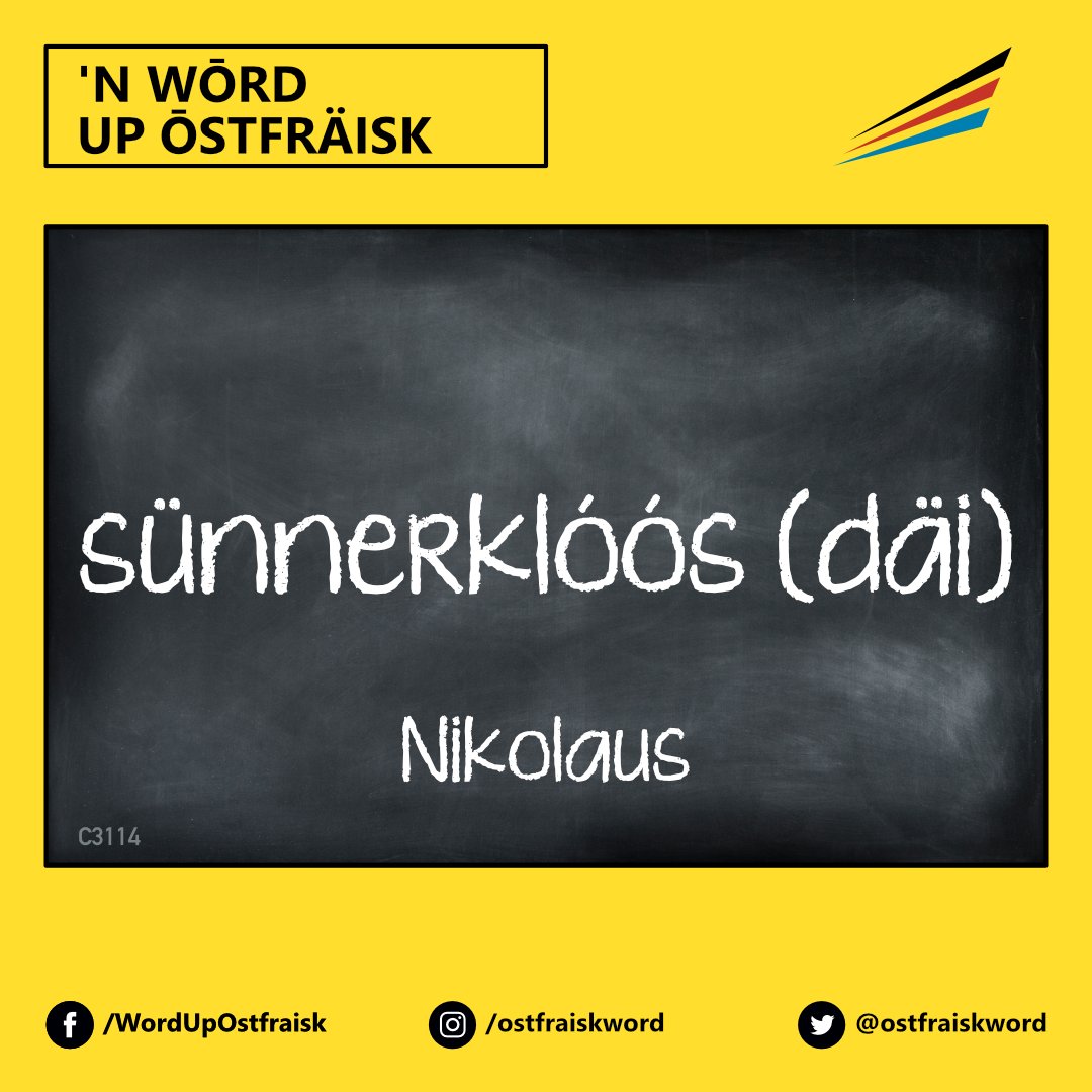 ostfraiskword's tweet photo. sünnerklóós (däi) | Nikolaus

#ōstfräisk #ostfriesisch #Ōstfräisland #Ostfriesland #Fräisland #Friesland https://t.co/l0oiCWr7t2