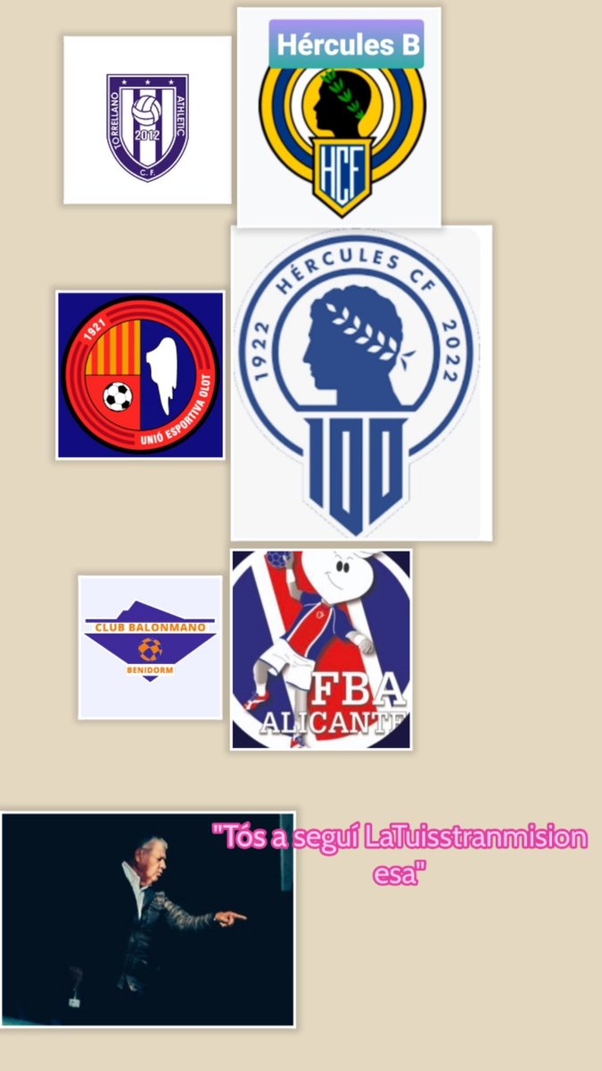 SomosElFutbolin's tweet photo. Hoy es día de #LaTuiTransmision
Como siempre, #DeporteyHumor
Desde las 15.45h, At.Torrellano-HérculesB ; Olot- #HerculesCF y BenidormB-F.Agustinos.
Haced caso a Botella! 👇 https://t.co/OtSkjY0SqY