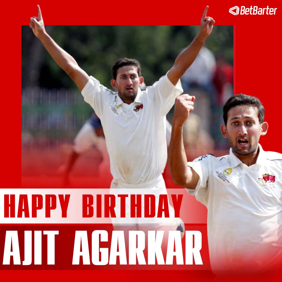 Wishing a very Happy Birthday, Ajit Agarkar      