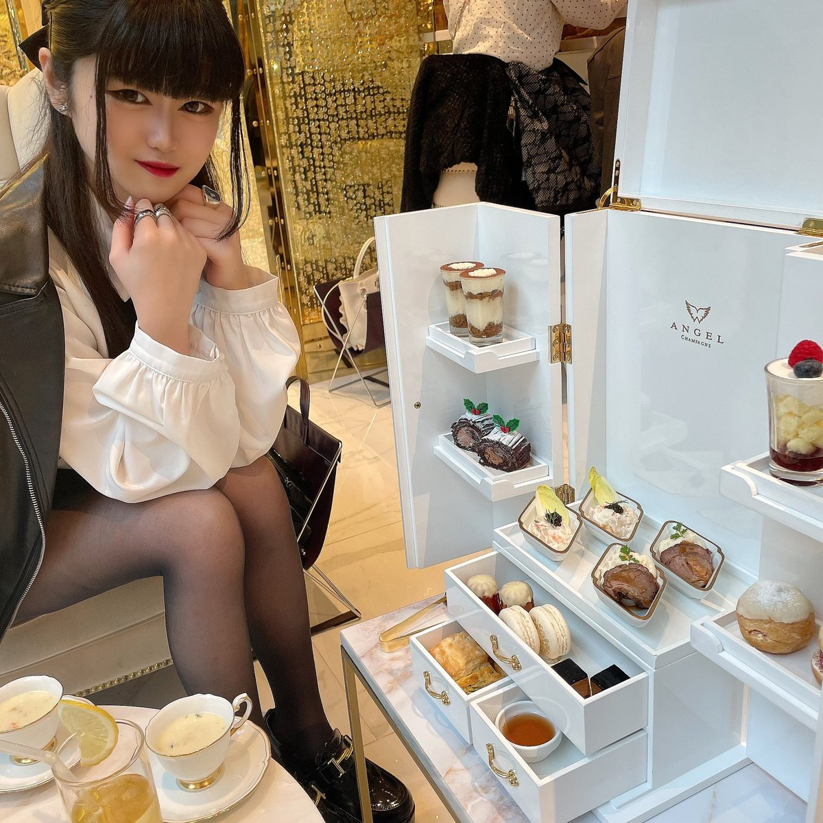 ANGEL champagneのアフヌン行って来た。