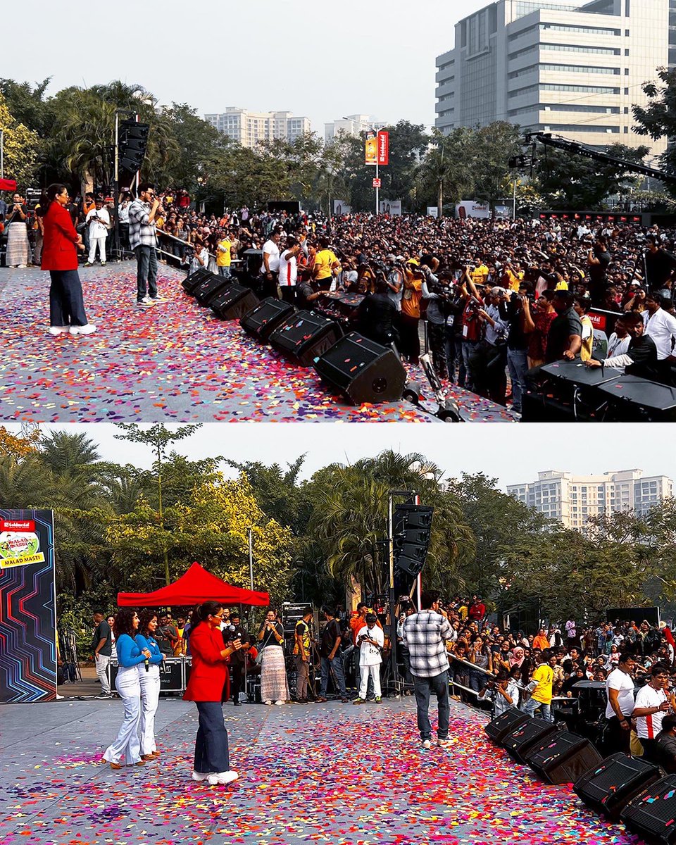 itsKajolD's tweet photo. Energy levels clocking at 100 on an early morning at Malad Masti.
Loads of fun with these lovely people! ❤️
.
#RedForSalaamVenky #SalaamVenky https://t.co/hLK2czVDtd