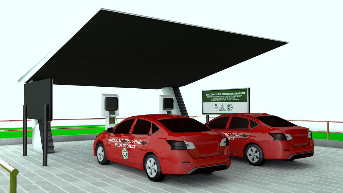 We are pleased to announce that in partnership with <a href="/NADDCouncil/">NADDC Nigeria</a> we will be building an electric vehicle charging station inside ABU Zaria Samaru campus 100% solar and they will also get an electric <a href="/eva/">Eva</a> bus for shuttle service within the campus.
<a href="/EVATHLD/">EVA AFRICA</a> part of <a href="/thldgroup/">THLD GROUP</a>