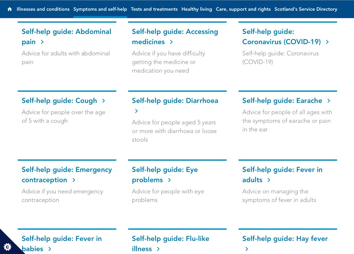 We have a wide range of clinically approved symptom checkers on our health information platform nhsinform.scot/symptoms-and-s…
If you need advice today, use our online healthy know how, or pop in to a local pharmacy. It could save you time and get the help you need quickly.