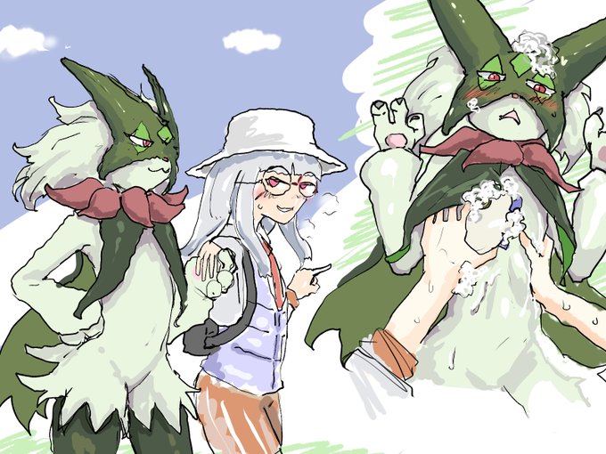 マスカーニャを人気のないところへ連れ込んで洗うトレーナー 