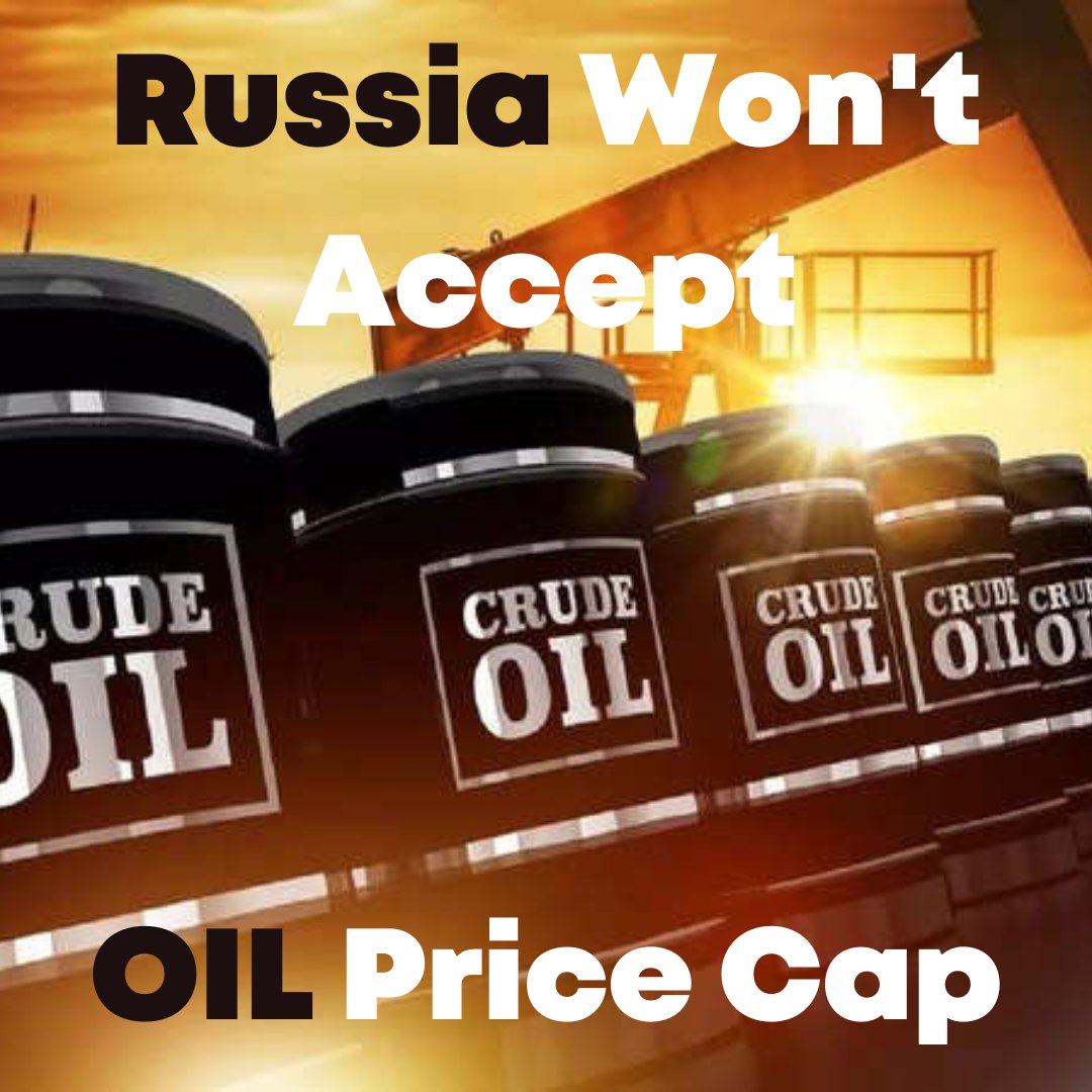 InfoChaari's tweet photo. Russia Says It won't accept the Oil Price Cap discussed by G7 &amp; Western Power.

This will directly increase cost of raw materials for consumers.

#india #news #newsupdate #facts #fact #currentaffairs #newspost #russia #g7 #ukraine #ukrainewar #crude #crudeoil https://t.co/b65WmydQbV