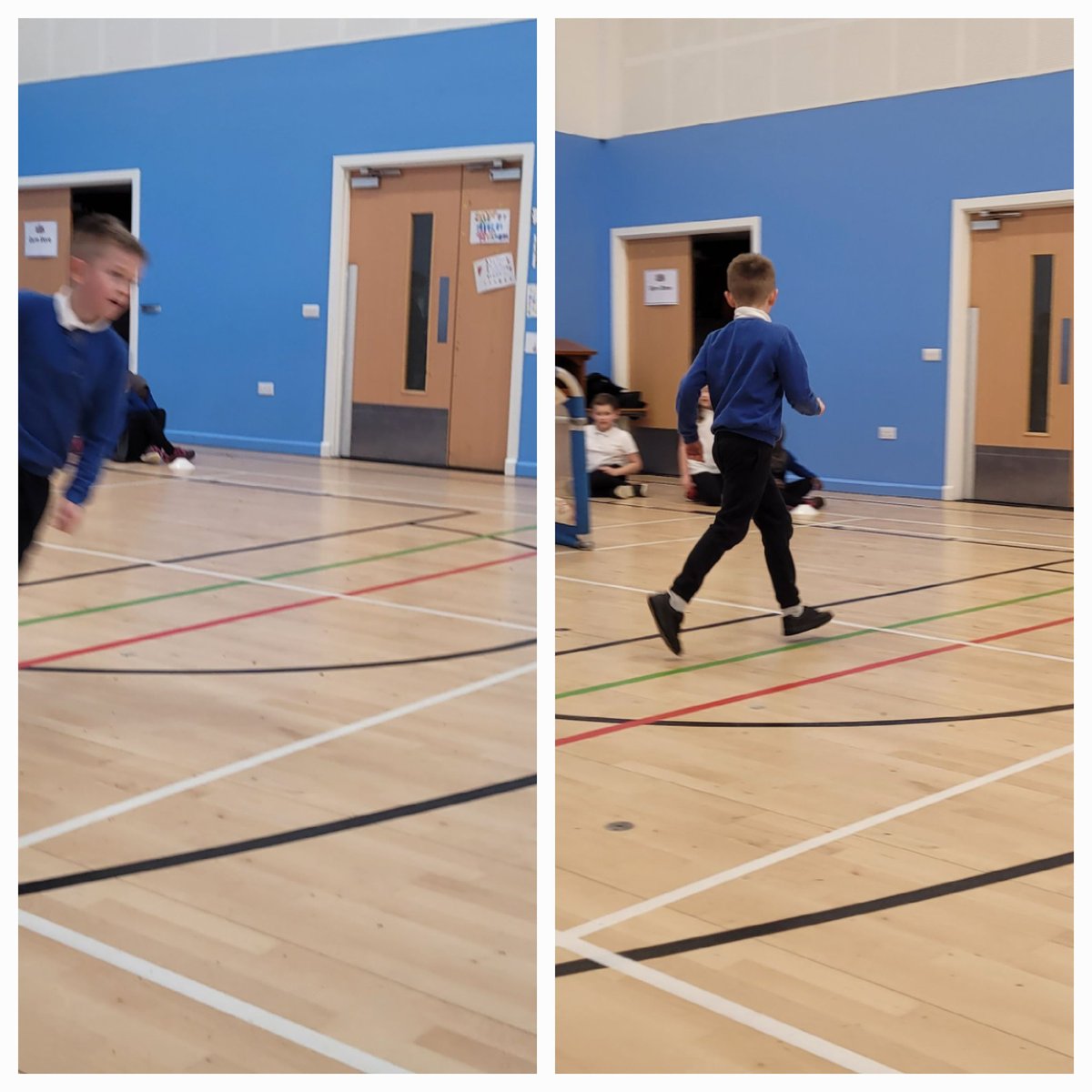 MrSteel84's tweet photo. P3/4 puts their attack and defence strategies into practice @RADevSchool. #RADS @SeatonPSchool #successful https://t.co/xn9Wob8THP