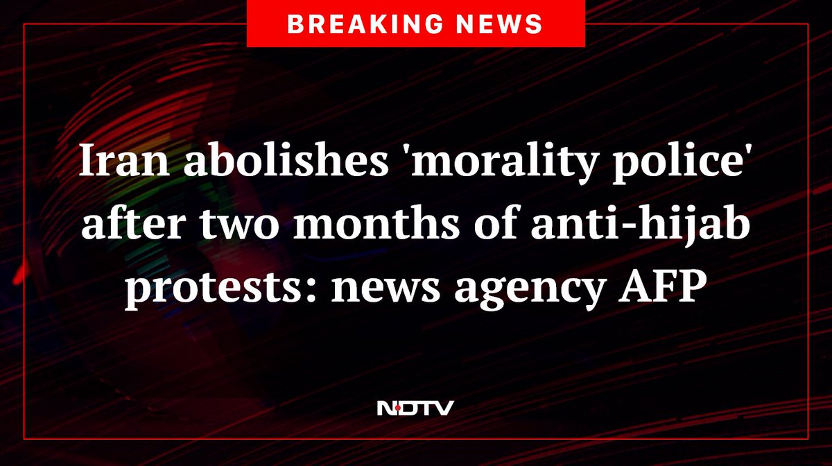 ndtv's tweet photo. #IranProtests https://t.co/nFo800JORq