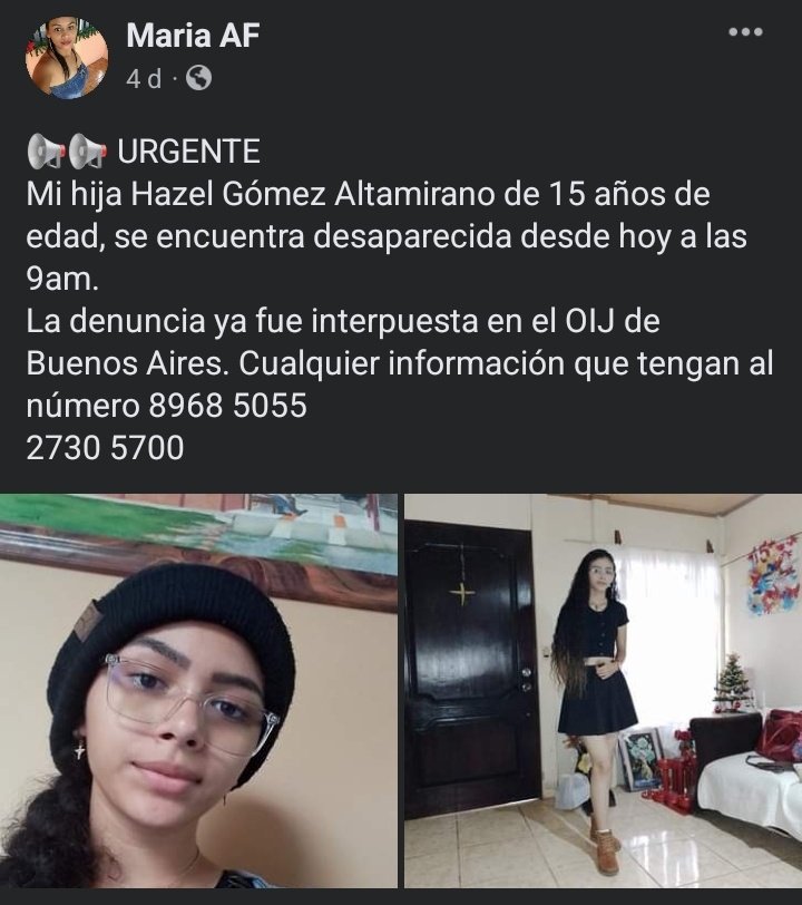 Esta chica está desaparecida. Rt por favor 🙏🏻