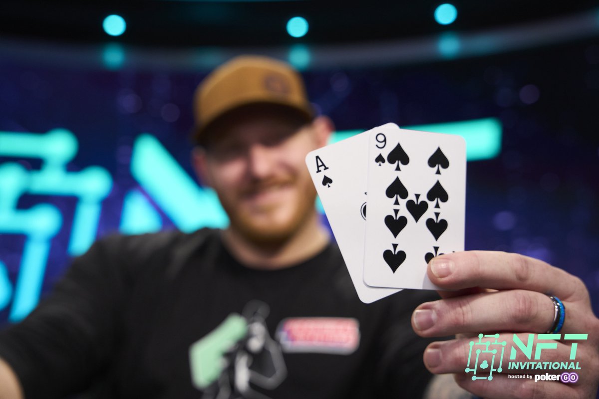 PokerGO's tweet photo. Kristopher Dearie wins the inaugural PokerGO NFT Invitational $25K Freeroll for $5,000!

The poker dealer from @Ballysvegas owns the ♦️9♦️3 PokerGO Genesis NFT and was able to parlay his holding into a victory in today's event.

▶️ - Event Replay: https://t.co/pkHS4gwlZF https://t.co/USdEIGSm1g