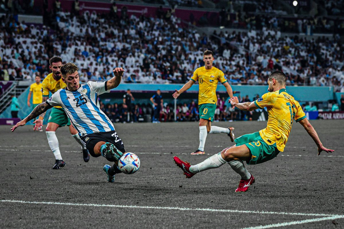 This moment.. stopped the goal of the tournament, but it's everything I love about the butcher. 10 mins to go, game on the line, he threw everything at it (as he always does), it's hard not to love him, unfortunate it was against us today. #ARGAUS #AUSARG