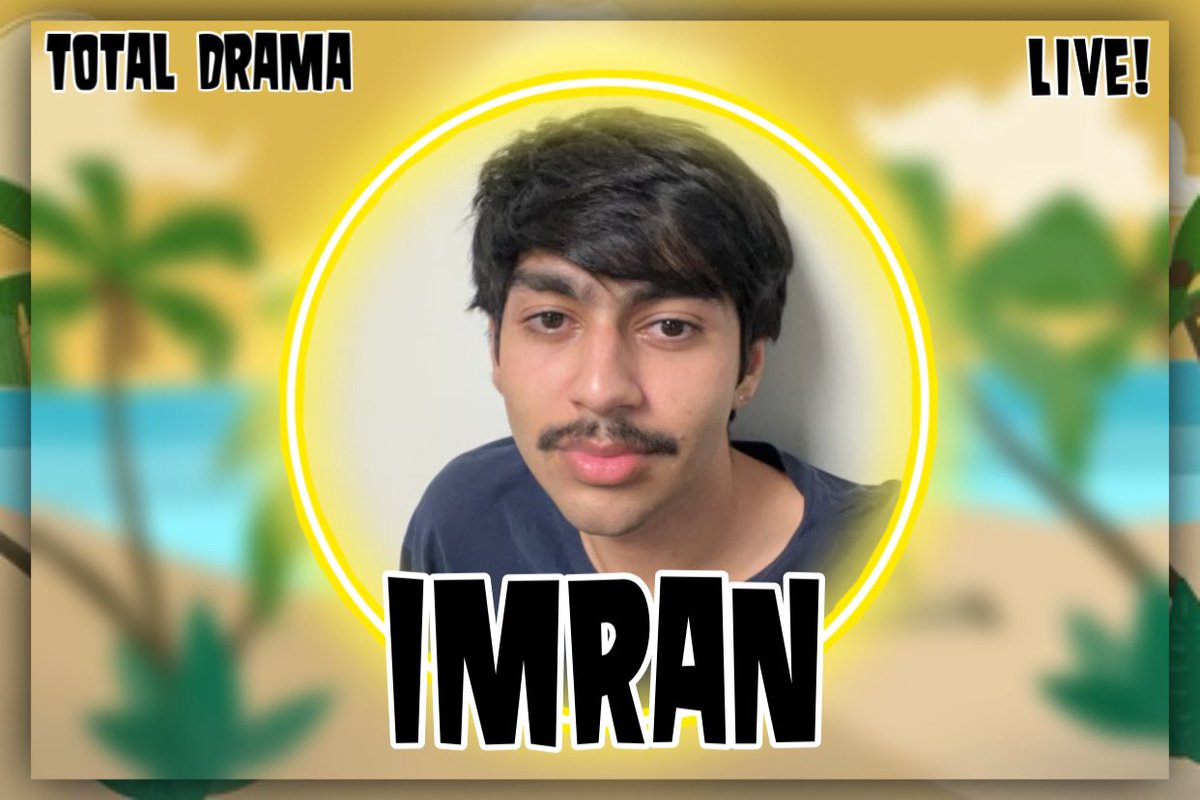 TotalDramaLive's tweet photo. The third marshmallow goes to…Imran (@moonplante) and will be making the finale! https://t.co/cCPYi2iIwp
