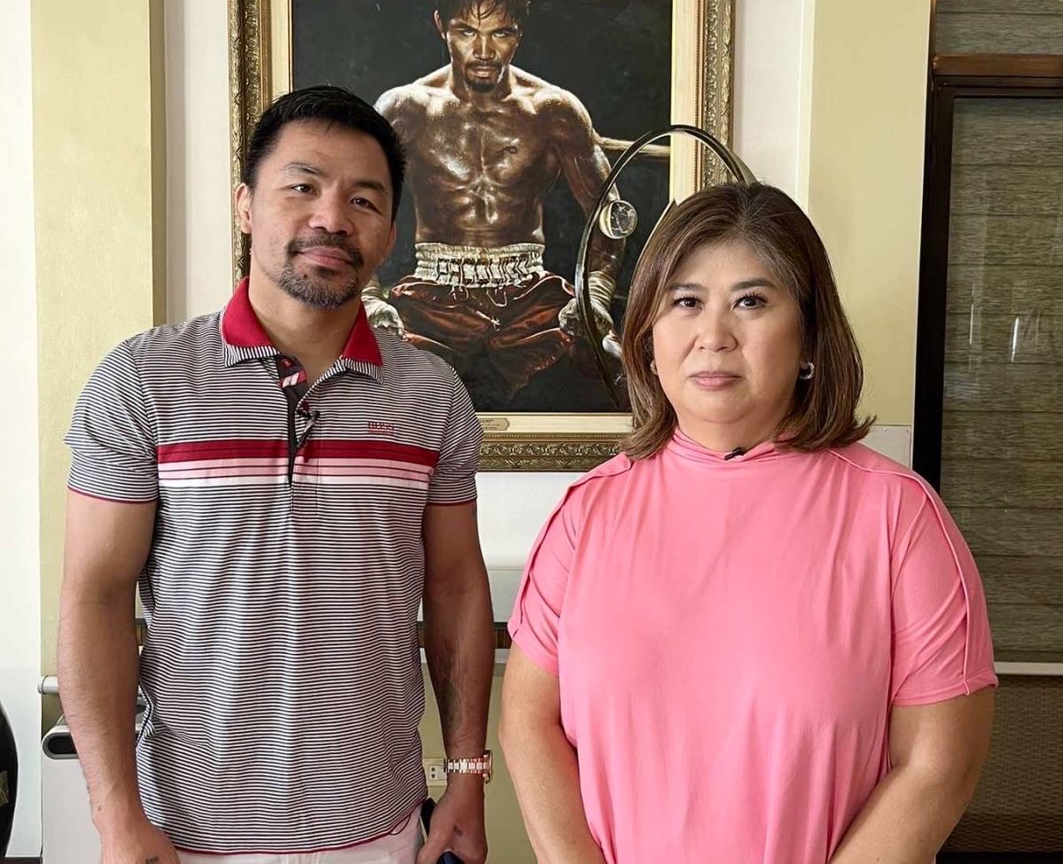 KM_Jessica_Soho's tweet photo. Luto nga ba ang laban ni Pambansang Kamao Manny Pacquiao sa Australian boxer na si Nedal Hussein noong 2000? Sina Pacquiao at Hussein, muling nagharap sa #KMJS at hinamon ang isa’t isa! https://t.co/CNRIIr3grl