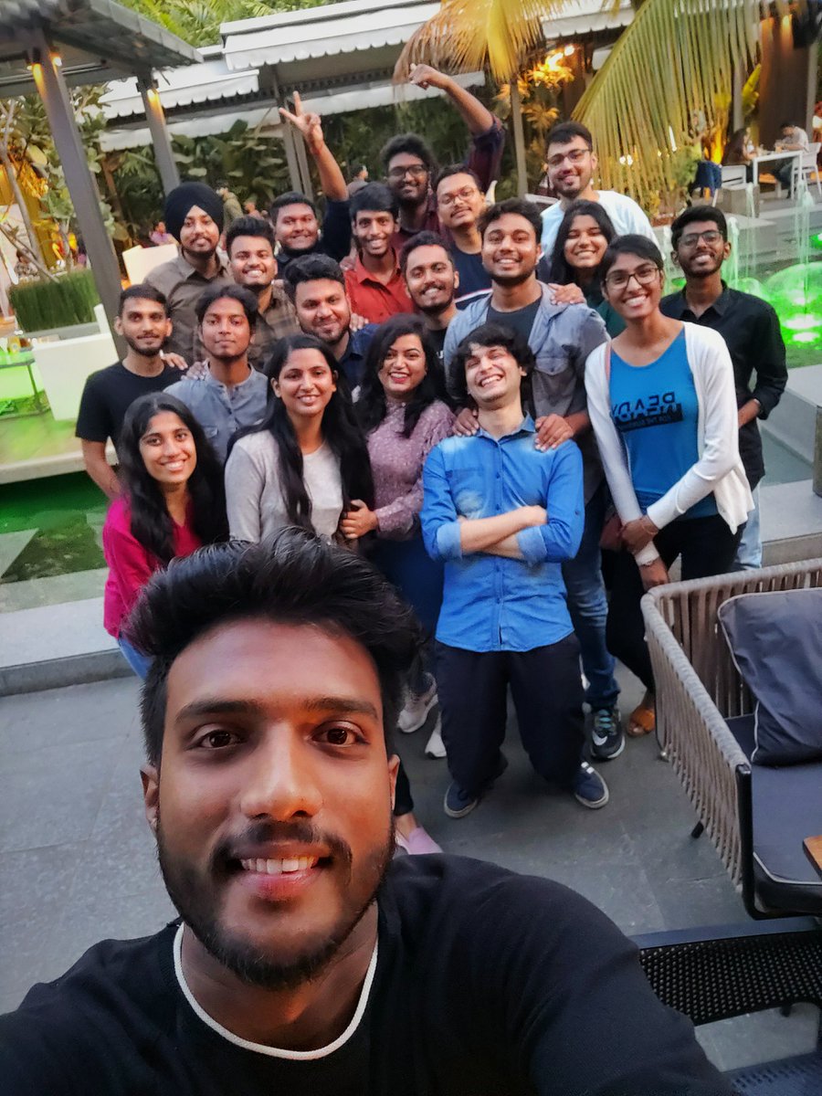 rutvikumak13's tweet photo. What is @neogcamp ?

 👇When people from all over india gather around just recall the memories during camp.

Not just bootcamp but also family.

All thanks to @tanaypratap
@tanviprya for bringing us together ❤️🥺

#NeogCamp2022 #BangloreMeetup https://t.co/cQRI7a9nkg