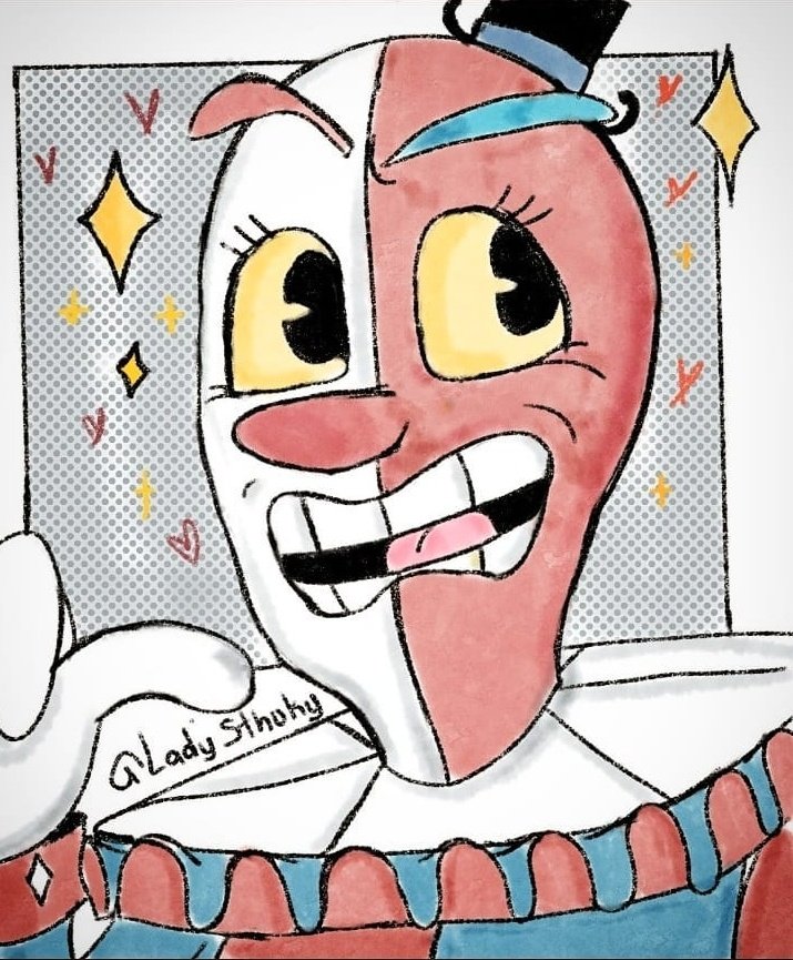 Dream_artBlue's tweet photo. 2022/2021
BEPPI THE CLOWN 🤡💕💗🎉
#CUPHEAD #BEPPI #beppitheclown #fanart #cupheadfanart
The drawing of 2021 is when I was starting in the digital 😌👍💛💗 https://t.co/zWKpjozIs7