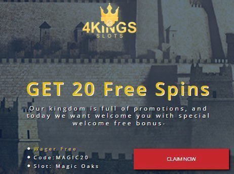 Join 4KingSlots Casino &amp; Get 20 NO DEPOSIT FREE SPINS &#127873;

Get bonus 

