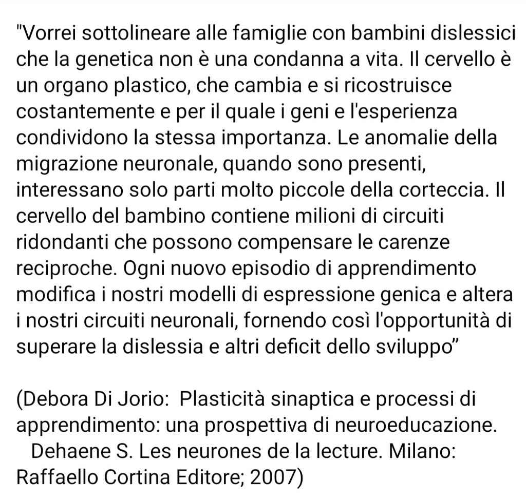 #NeuroPedagogia #genetica #esperienze #dislessia #neuroscienze #scuola #genitori #cervello #Plasticitàsinaptica #apprendimento #geni #neuroeducazione