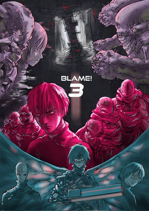 BLAME! 3巻のファンアートです#ブラム #BLAME #東亜重工 