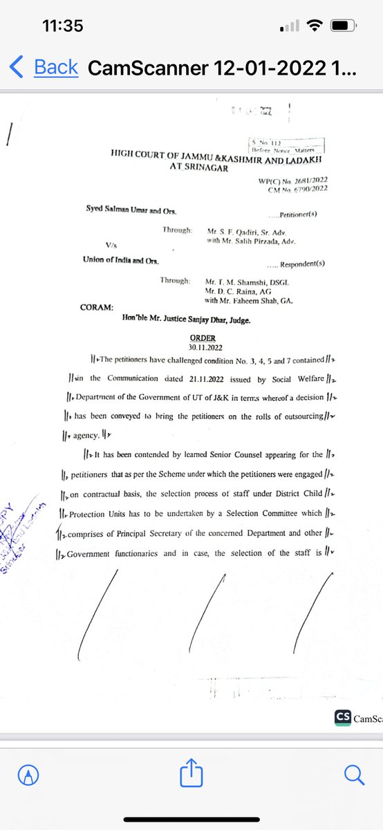 sajadlone's tweet photo. Copy of the court order for which the state administration has decided to punish ICPS staff. https://t.co/sxBdaqhhhd