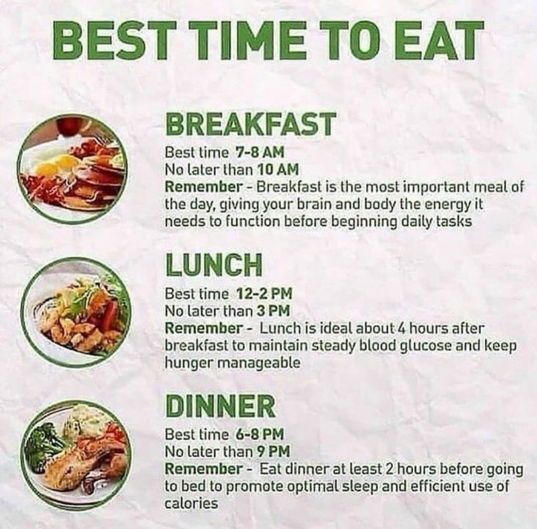 WritingHealth1's tweet photo. Best Time to Eat 😉
.
#eatrealfood #eatyourveggies #eatwell #foods #foodstagram #lunch #dinner #healthyliving #HealthyEating https://t.co/lFRwSKBhOH