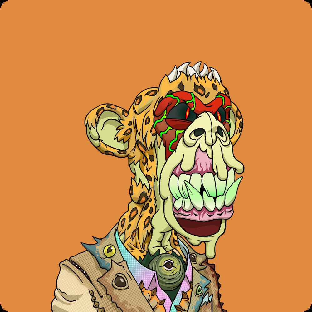 Freeexia1's tweet photo. Badass cheetah 

#bayc #BoredApeYachtClub https://t.co/Q8CnRbVF7p