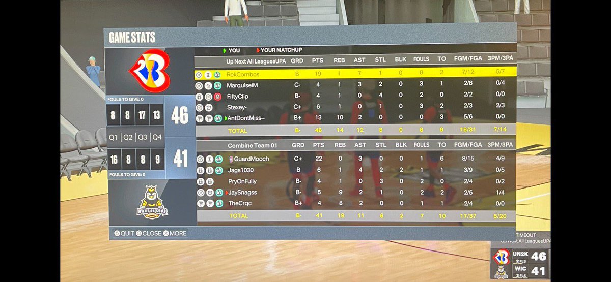 CrocDrop's tweet image. My first #2KLCombine and it was amazing. Appreciate @NBA2KLeague for hosting the event, all the admins you did a fantastic job. Appreciate all my teammates a lot of you are are awesome to play with. Hopefully this opportunity can be the start of something big!