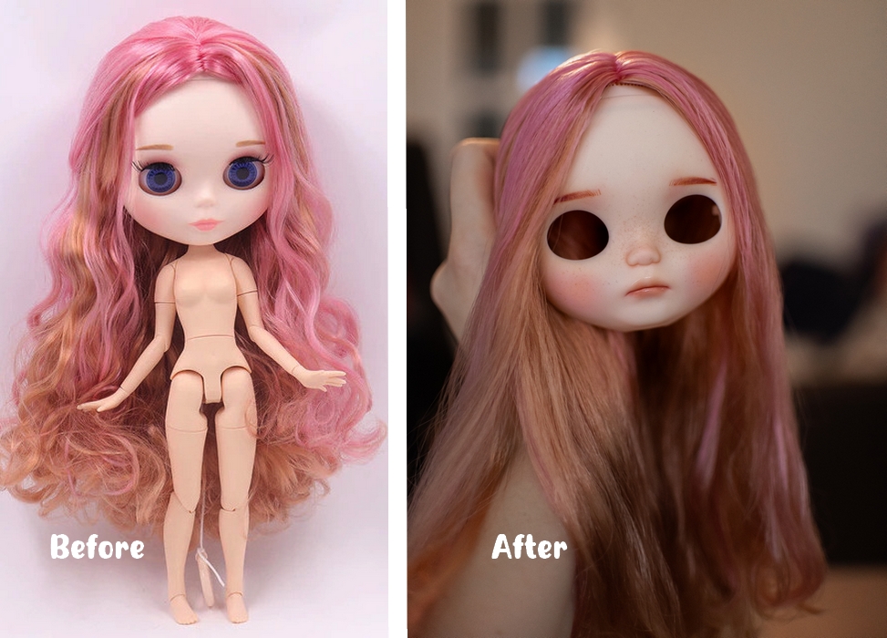 UNNiEDOLLS's tweet photo. Before - After
#blythedoll #blythe #ooakblythe #ooakdoll https://t.co/AAr6FxSx13