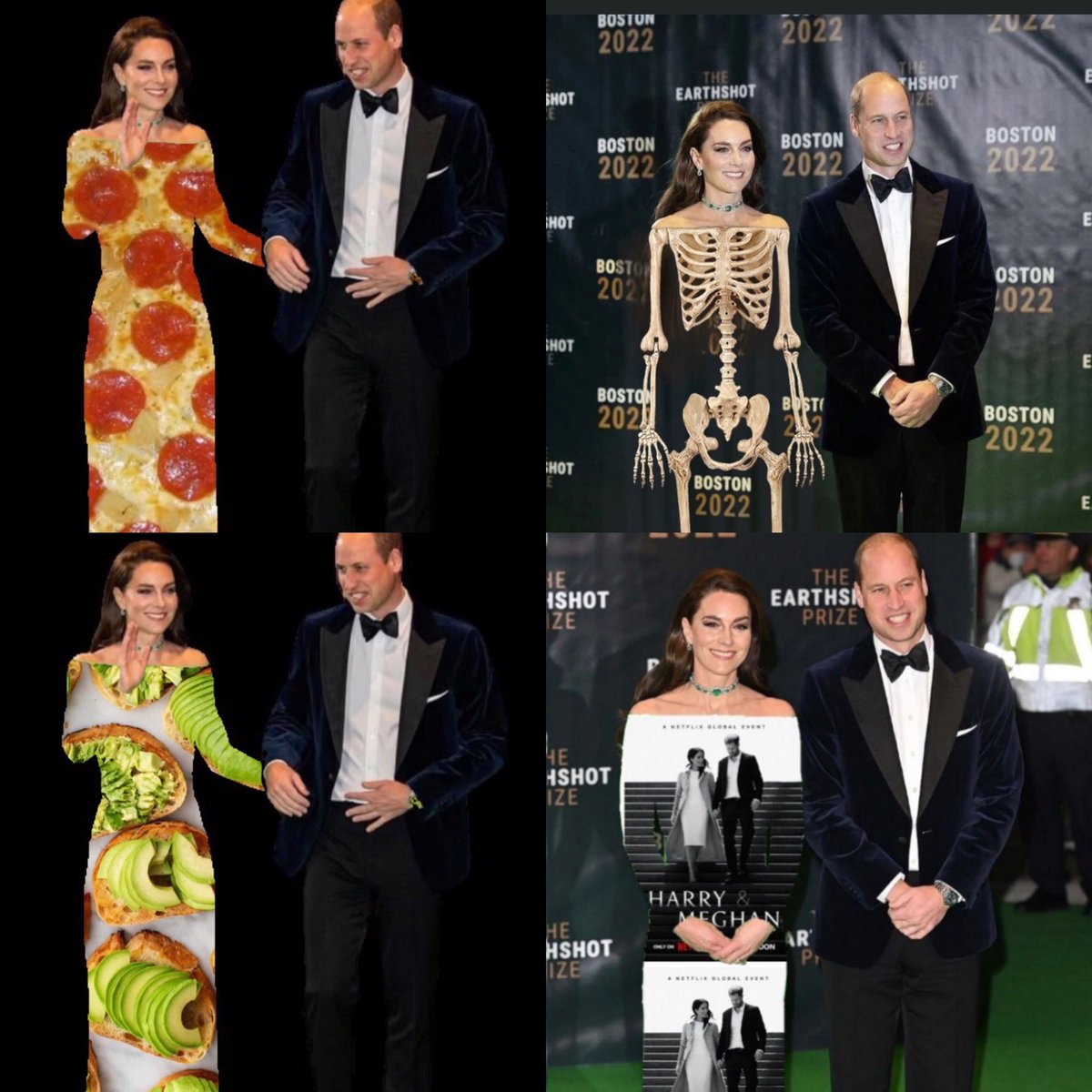MeghanTheQwin's tweet photo. The internet did not hold back #PrinceWilliam #KateMiddleton 😂😂😂 https://t.co/18QhCiVOjt
