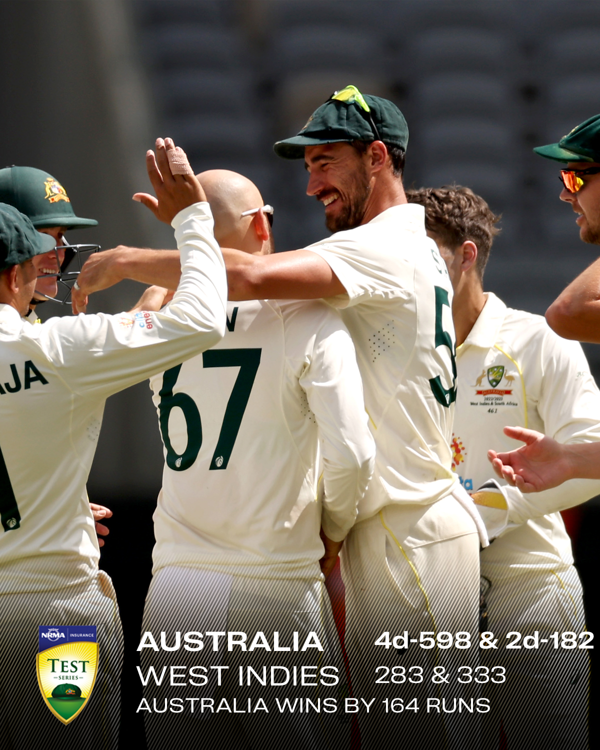 Cricket Australia on Twitter "Nathan Lyon seals it in Perth! Be sure