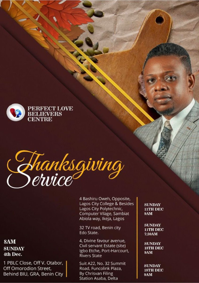 DrEtinosa's tweet photo. "What shall I say unto the Lord,
All I have to say is Thank you Lord. 🎶 🎵". Join #PLBCNation in #BeninChurch as we thank God today. 
From Jan-Dec, God has been faithful and glorious. Hallelujah 
Lord we have come to say Thank You!! https://t.co/3fY5tCWzvX