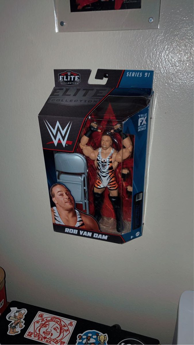 Finally my new @TherealRVD figure came in and I couldn’t be happier! This figure is so badass💯 @Mattel @RingsideC #ECW #HardcoreWrestling