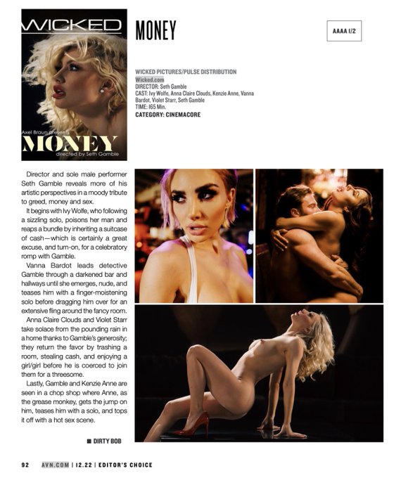 Thank you @AVNMediaNetwork for giving &ldquo;Money&rdquo; editors choice in this months @AVNMagazine 🙏🏻🙏🏻🙏🏻🙏🏻 to<a class="tags" href="/tag/avnmedianetwork">@avnmedianetwork</a><a href="/tag/mamba"class="tags"><span>#mamba</span></a>