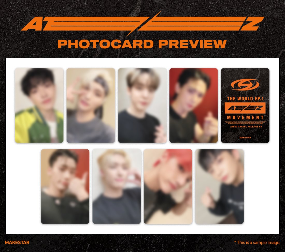 #ATEEZ [THE WORLD EP.1 : MOVEMENT] TRAVEL PACKAGE 03 (TORONTO) ⏰내일 마감, D-1 Ending soon⏰ 💖MAKESTAR Limited Photocard Preview 📆22.12.02 ~ 22.12.05 11:59 (KST) 🔗bit.ly/3ipmjAZ