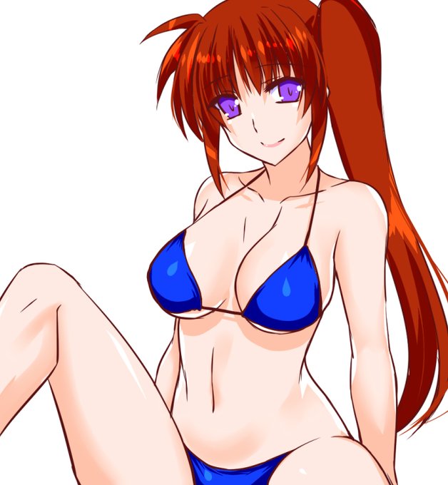 なのはさんビキニ開脚! 