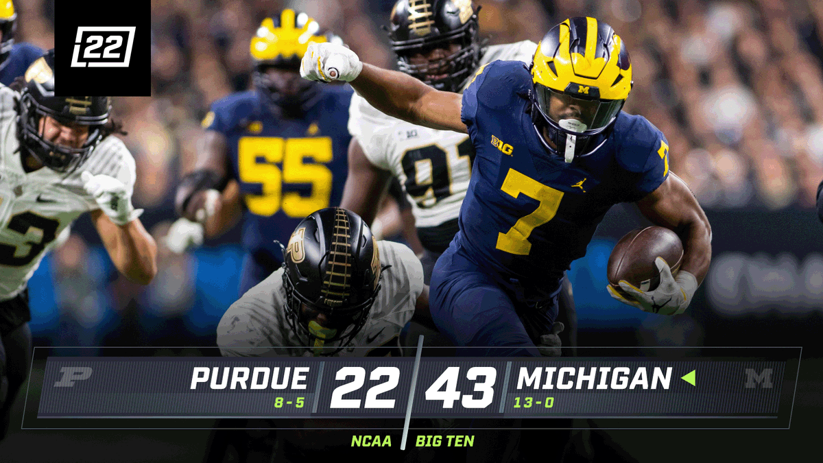 All_22_NFL_Cuts's tweet photo. --------MICHIGAN 43, PURDUE 22--------
---REACTION TO BIG TEN TITLE GAME---
YouTube Premiere 2:15am EST, Dec 4
#MichiganFootball #MichiganvsPurdue #purduefootball #Big10Championship #BigTenChampionship
https://t.co/N5zuCD7BGQ https://t.co/2z2b8xeYcG