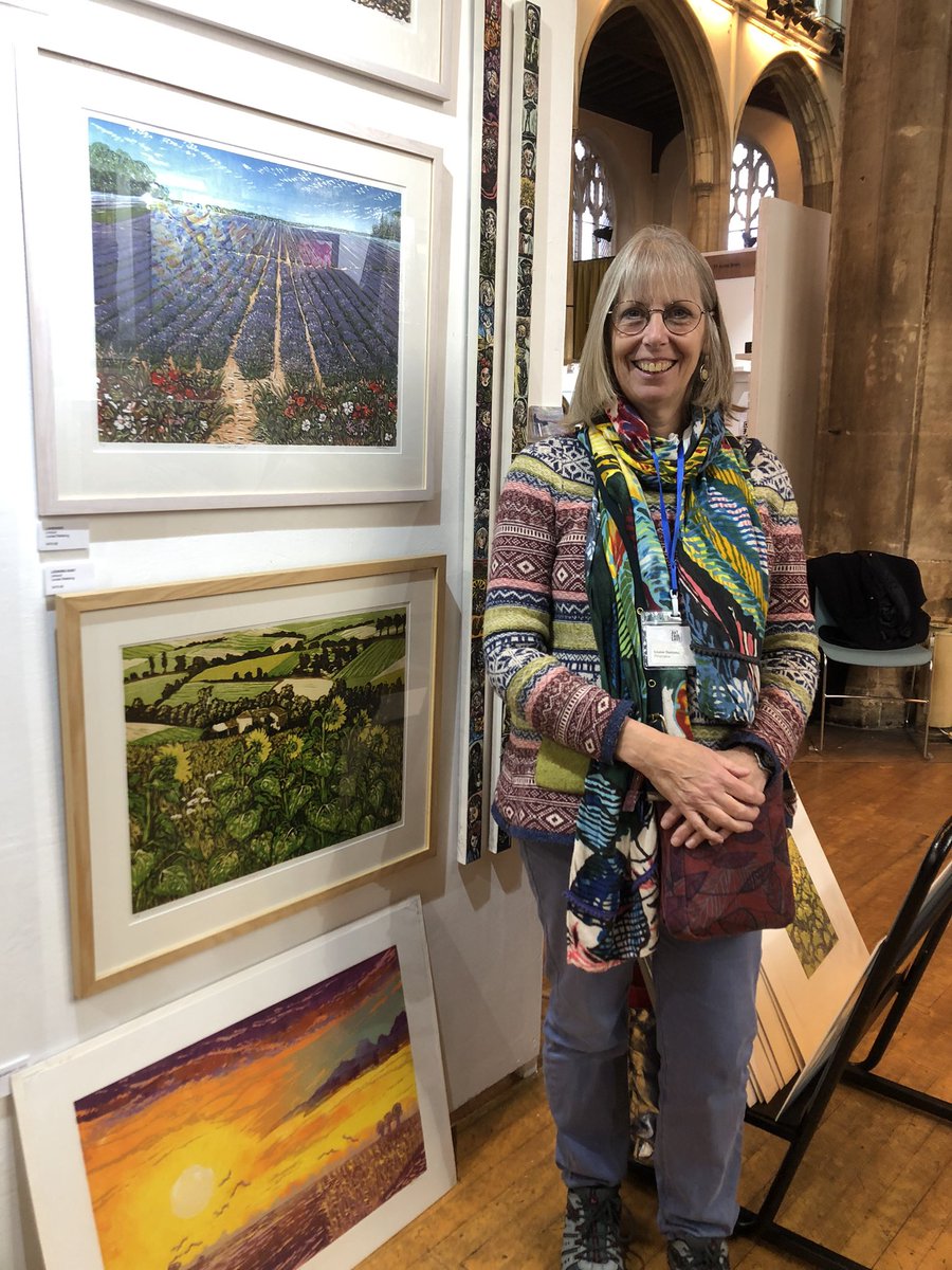 LouiseStebbing's tweet photo. Last day today to come and visit us @ArtFairEast I’m sharing Stand 18 with Susan L Taylor come and say hi. #artfair #Norwich #MeetTheArtist open10.30-5 https://t.co/rrrnFMW6b9