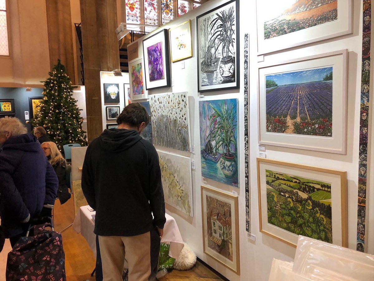 LouiseStebbing's tweet photo. Last day today to come and visit us @ArtFairEast I’m sharing Stand 18 with Susan L Taylor come and say hi. #artfair #Norwich #MeetTheArtist open10.30-5 https://t.co/rrrnFMW6b9