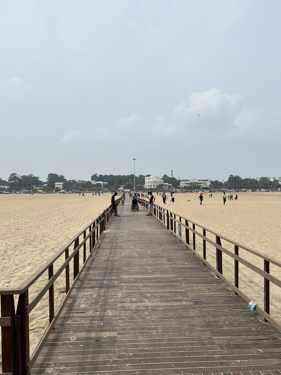 vinitv's tweet photo. Good addition to #Chennai’s pride #marinabeach #beachramp. Good job @tamilnadugoverment https://t.co/GTrG6zOWKw