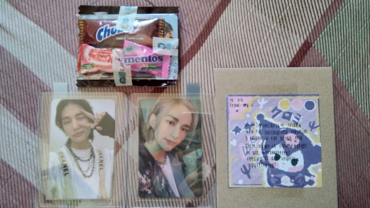 2mincartz's tweet photo. #fromstereo
Hello! Tysm for letting me buy hyunjin and for packing him safely! glad to be ur first buyer~ our transaction went well, til next time! ❤ https://t.co/Ij06cd4MGx