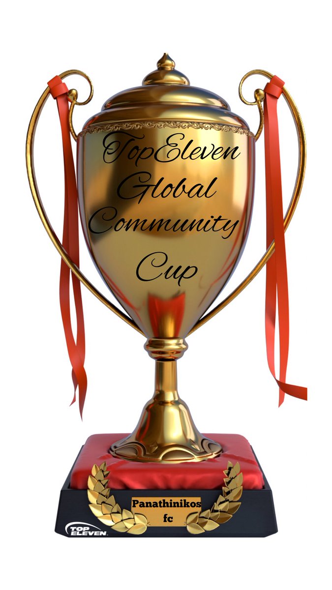 Congratulations to Our Global Community Cup Champion <a href="/Nikos_xyp/">Myrodiades fc🇬🇷</a> 

Overcoming <a href="/barrionautico/">Ⲃⲁⲅⲅⲓⲟ Ⲛⲁⲙⲧⲓⲥⲟ FⲤ</a> in the final the take home the trophy. 

Thanks to all the teams that participated and good luck this next season.
 <a href="/topeleven/">Top Eleven</a> <a href="/Top11Community/">TopEleven Global Community</a> <a href="/topelevenglobal/">Top Eleven</a> 

#BecomeTheLegend #GCC