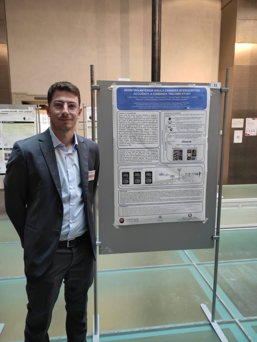 We are proud of <a href="/andreasalaris6/">Andrea Salaris</a>, presenting his poster on interoceptive performance during the #TBSCNW2022 workshop at <a href="/cimec_unitrento/">CIMeC UniTrento</a>.  Congratulations Andrea and all the young scientists sharing their results!