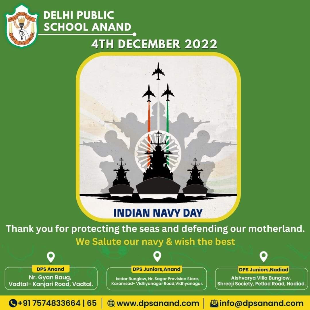 SchoolAnand's tweet photo. Indian Navy Day is celebrated with utmost zeal and enthusiasm every year on December 4. It is observed to recognize the efforts and achievements of the Indian Navy in Operation Trident. https://t.co/WFaEIzLP5q