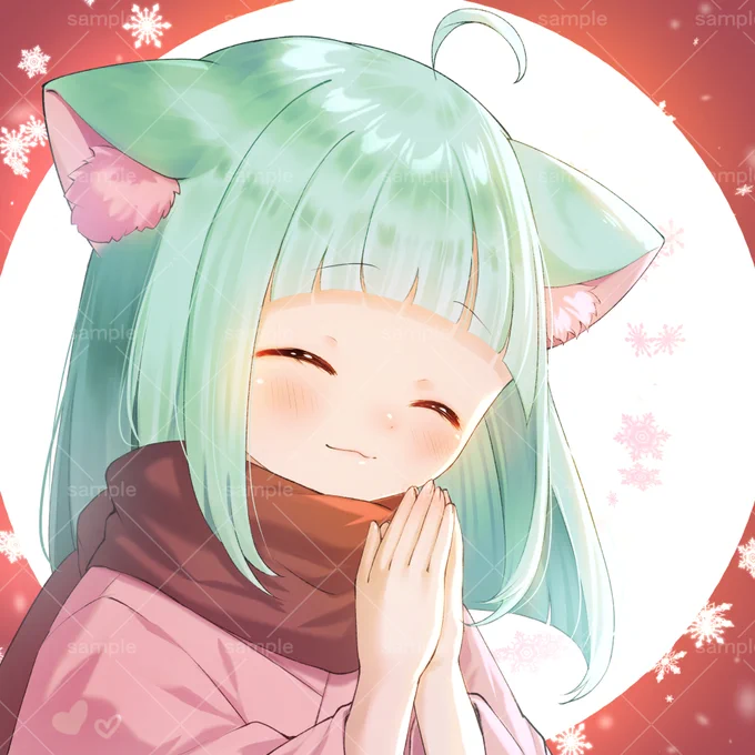 以前2000フォロワー記念に企画したアイコン企画のイラスト、当選者様にお渡ししたのでこちらでも公開しますもう1人の方は諸事情で公開遅れます。改めて沢山のご参加ありがとうございました 
