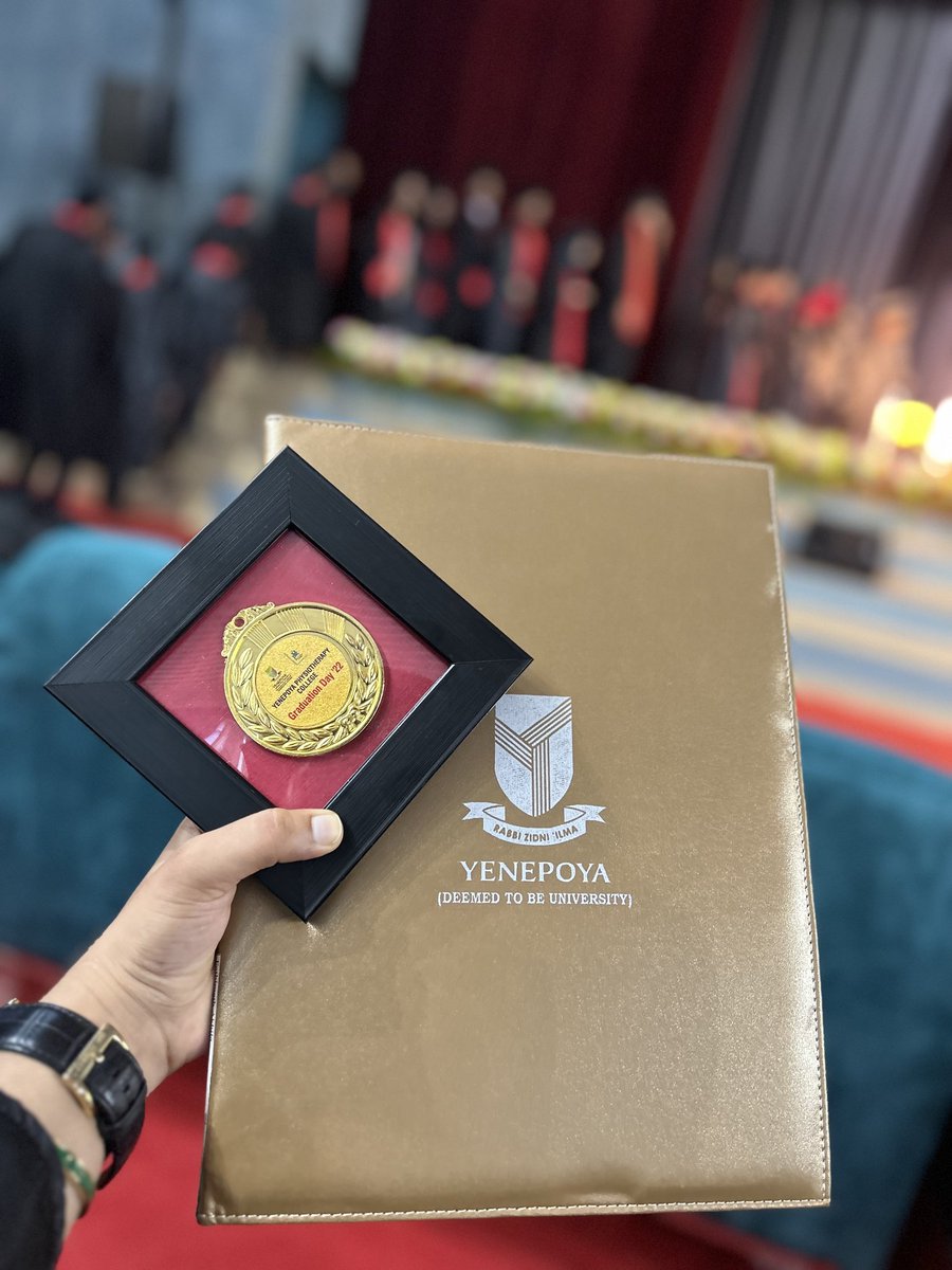 Bachelor's in Physiotherapy.🎓